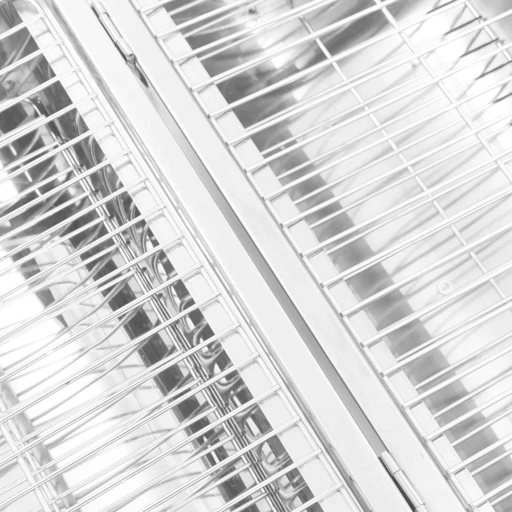 Tischgrill Holzkohle Doppelgrills Edelstahl - 0