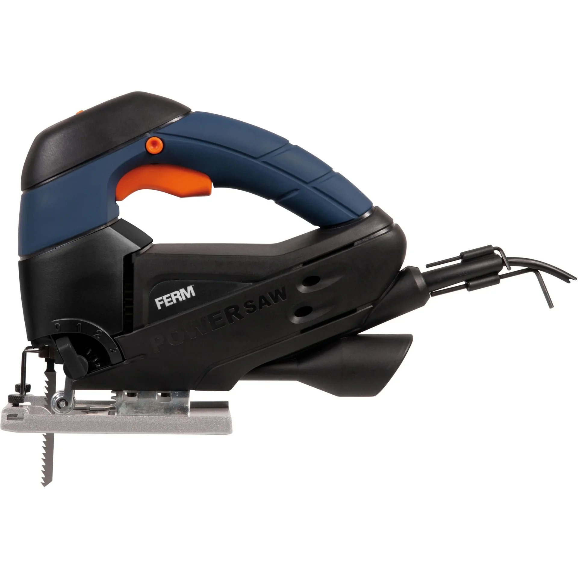 JSM1014 Pendelhubstichsäge 710W - 4 Pendelpositionen - 0-45 Grad Einstellbar - Incl. 3 Sageblätter, Parallelführung und - 4