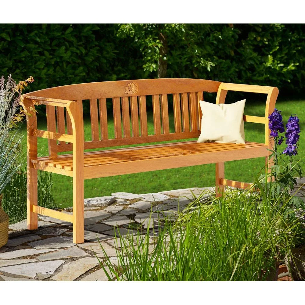 Gartenbank Rose Eukalyptusholz 158x43x82cm FSC-zertifiziert - 1