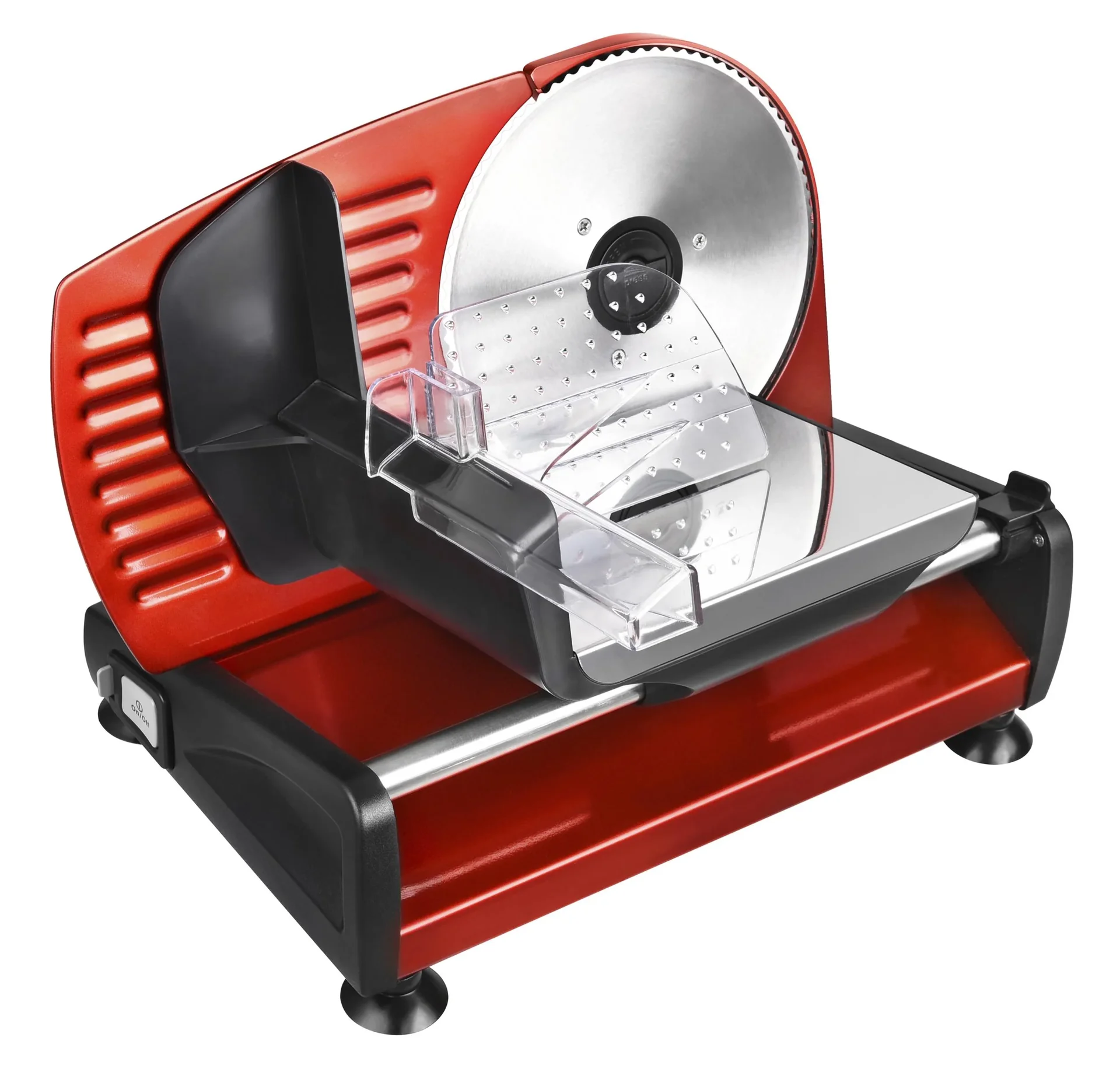 Allesschneider „TKG AS 1003 RD2M“ mit 2 Messern, rot, 150 Watt - 0