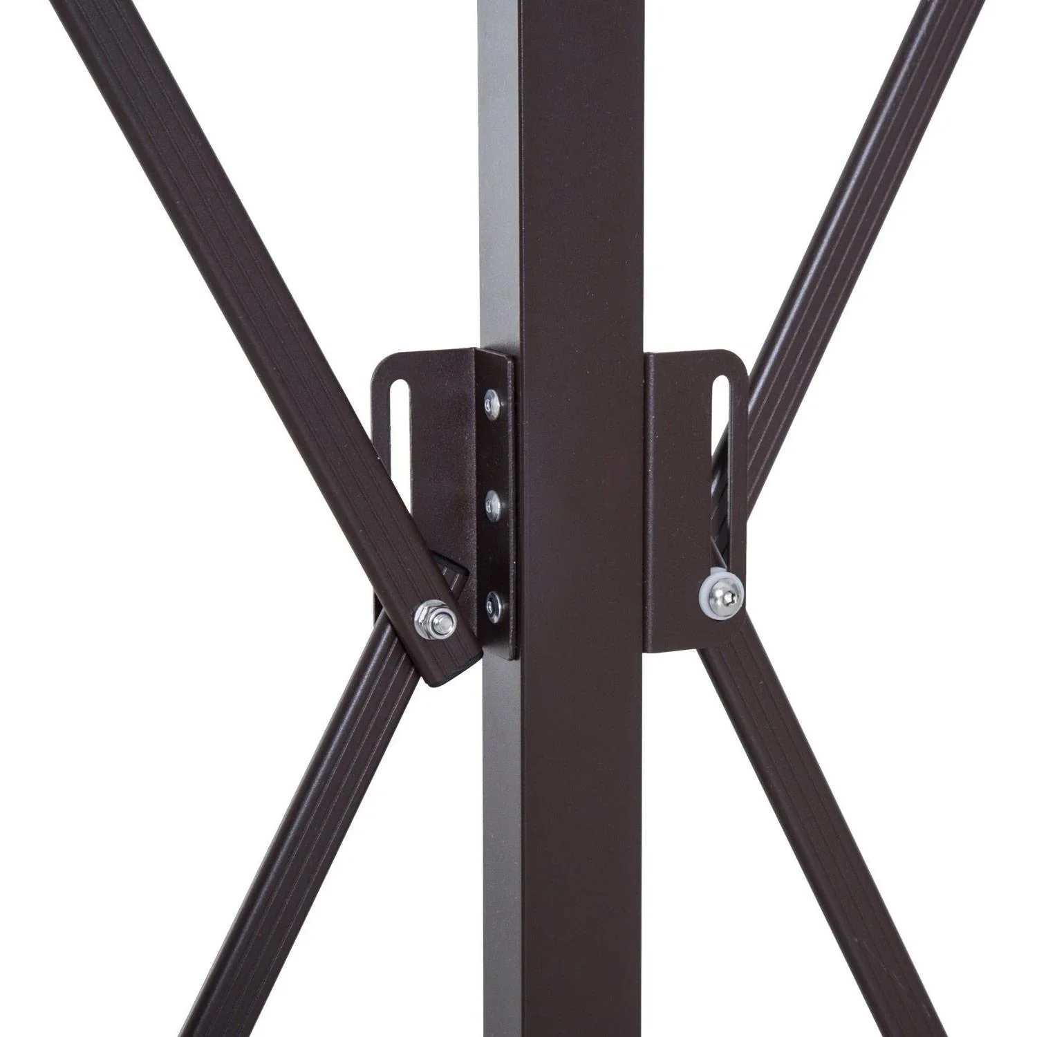 Scherengitter Absperrgitter Alu Braun 405cm - 1