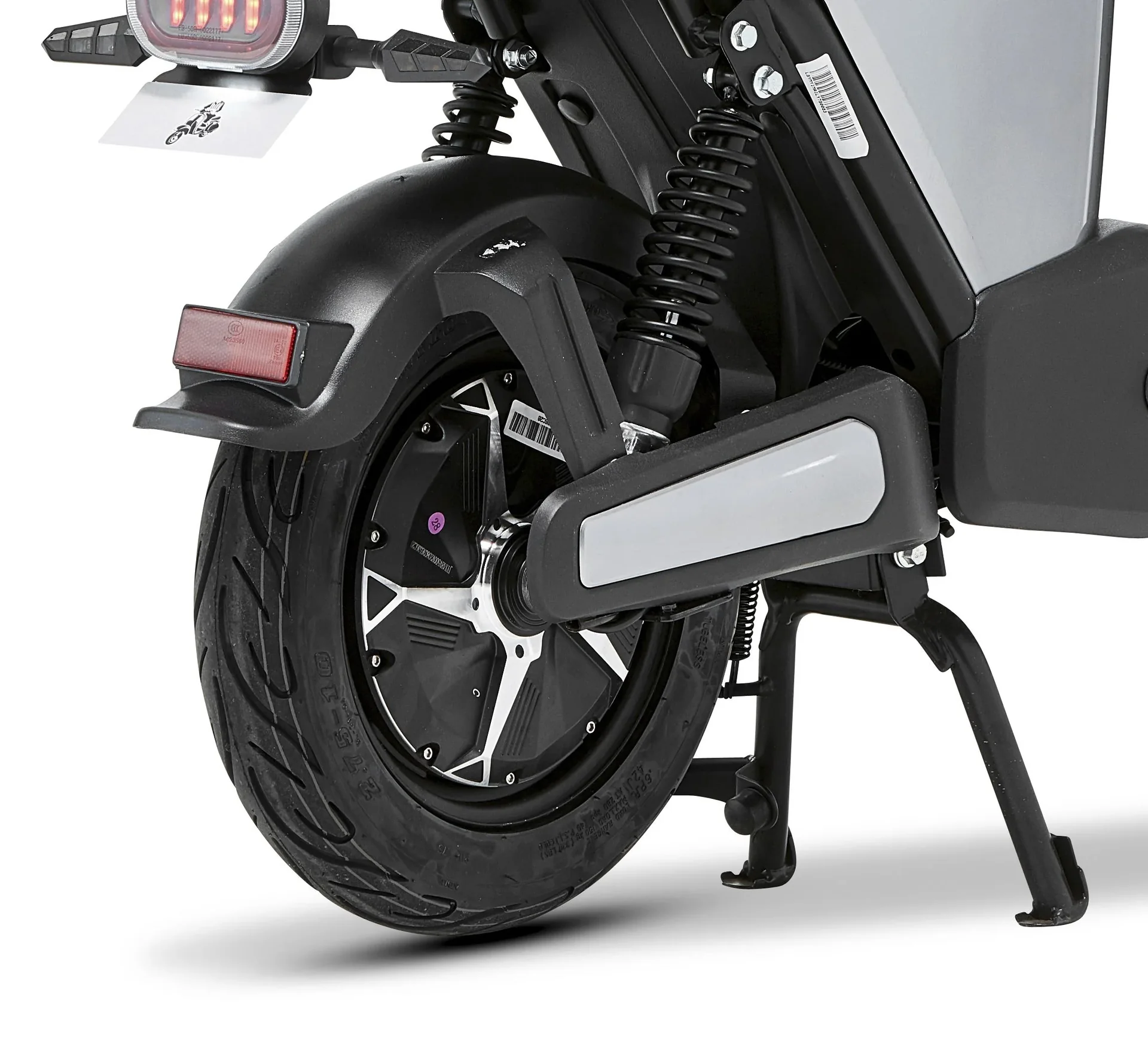 E-Roller "Messina" 45 km/h weiß - Sparsam - Effizient dank hochwertigem Radnabenmotor und Lithium-Akku - 3