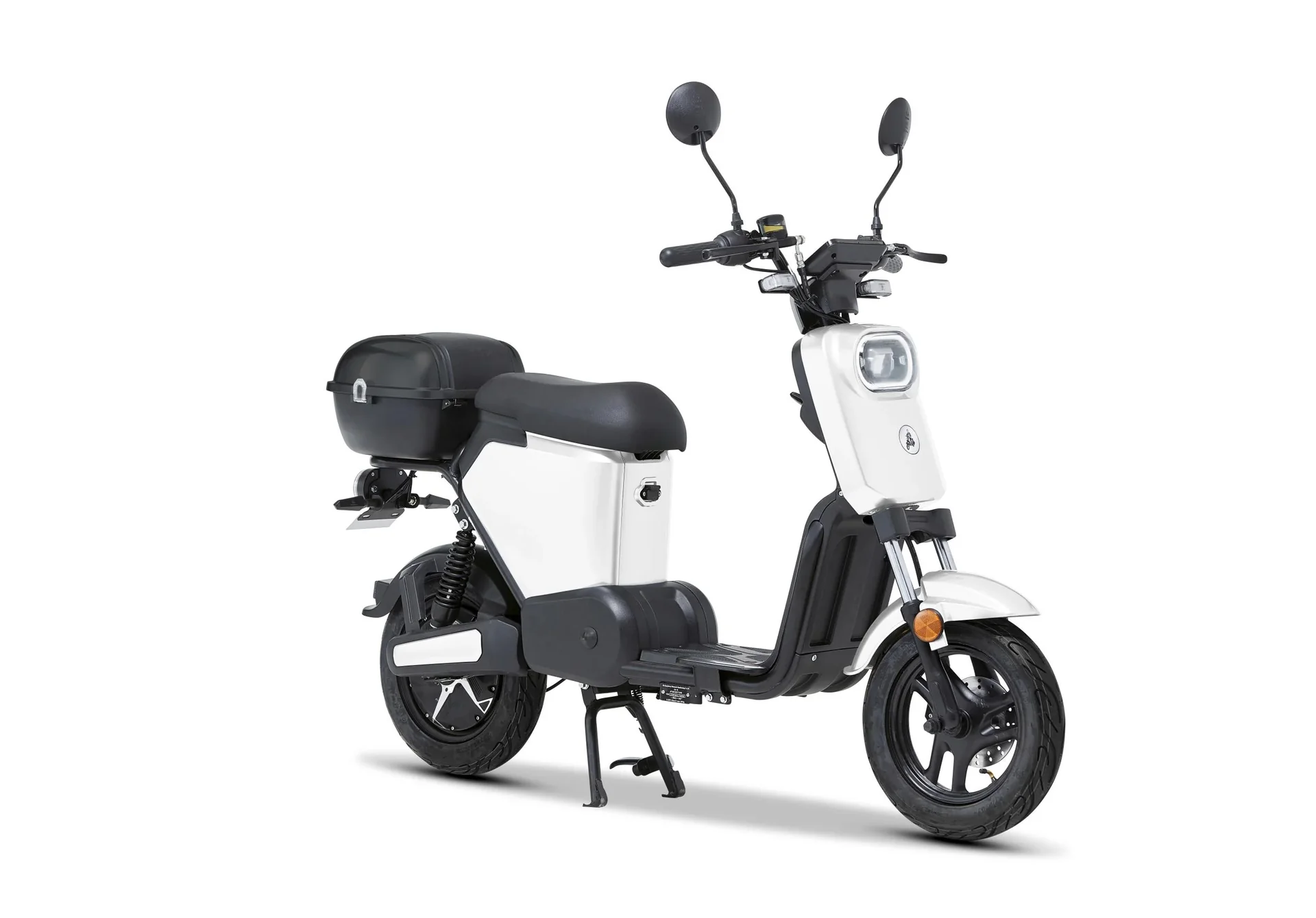 E-Roller "Messina" 45 km/h weiß - Sparsam - Effizient dank hochwertigem Radnabenmotor und Lithium-Akku - 5