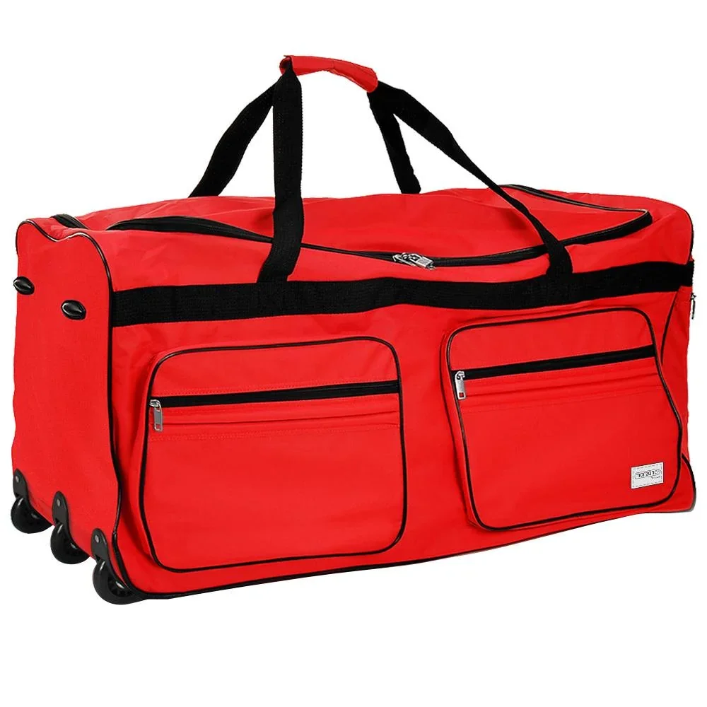 XXL-Reisetasche mit Trolleyfunktion rot 160 L - 7