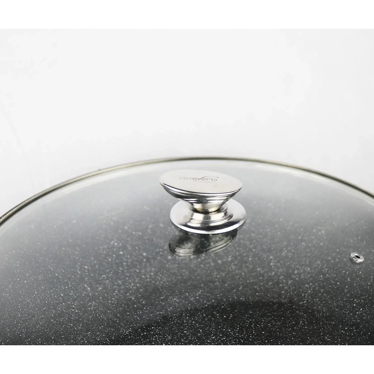 Kochtopf/Kasserolle - mit Deckel - 24 cm - Schwarz - 6