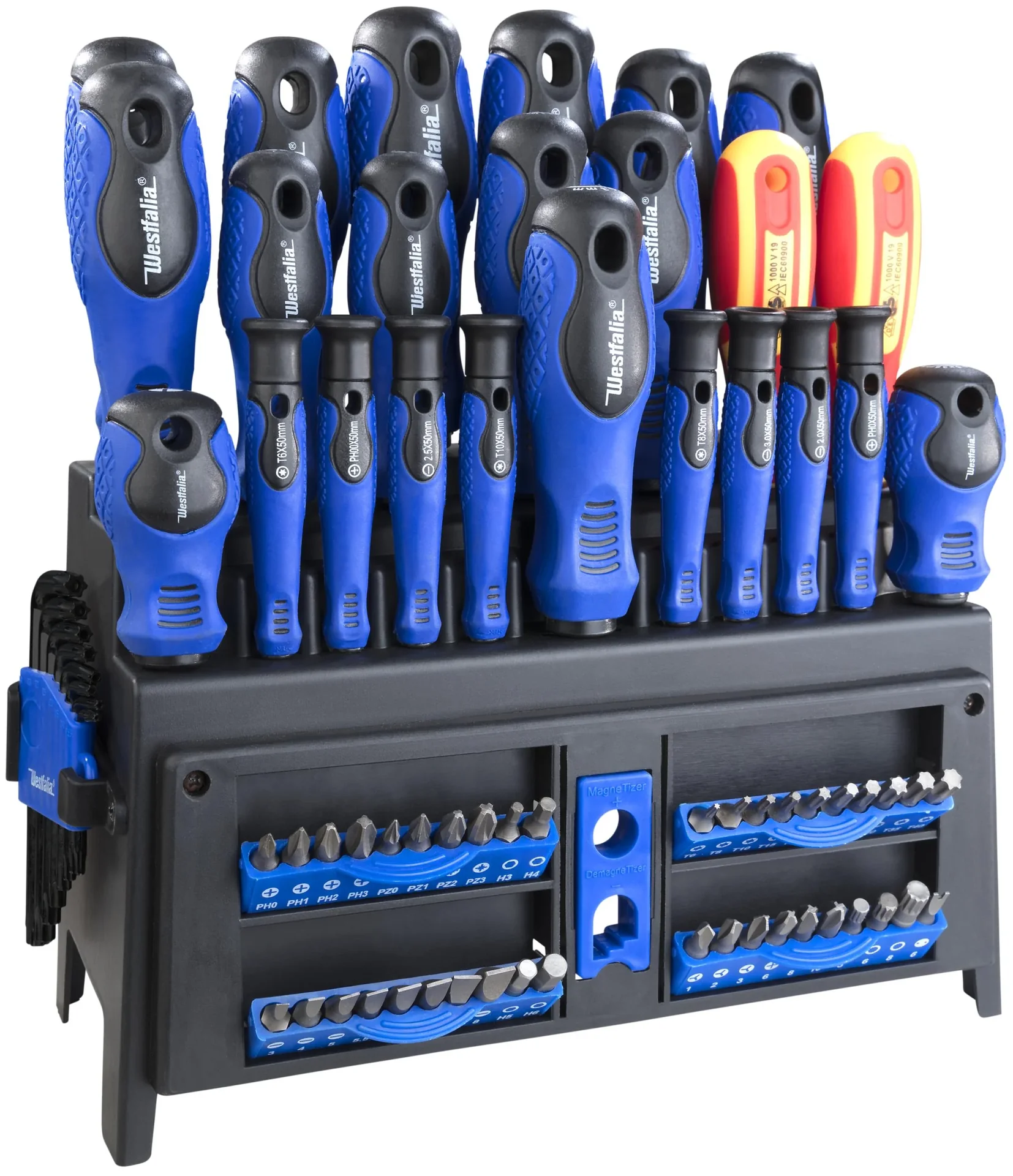 Schraubendreher- und Bit-Satz mit Halterung 81-teilig - 5