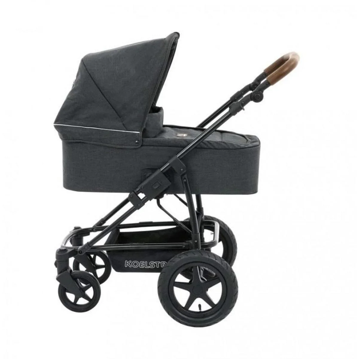 Koelstra Kinderwagen MIT Babytragetasche - Binque Daily Combi Kinderwagen - Schwarz - 4
