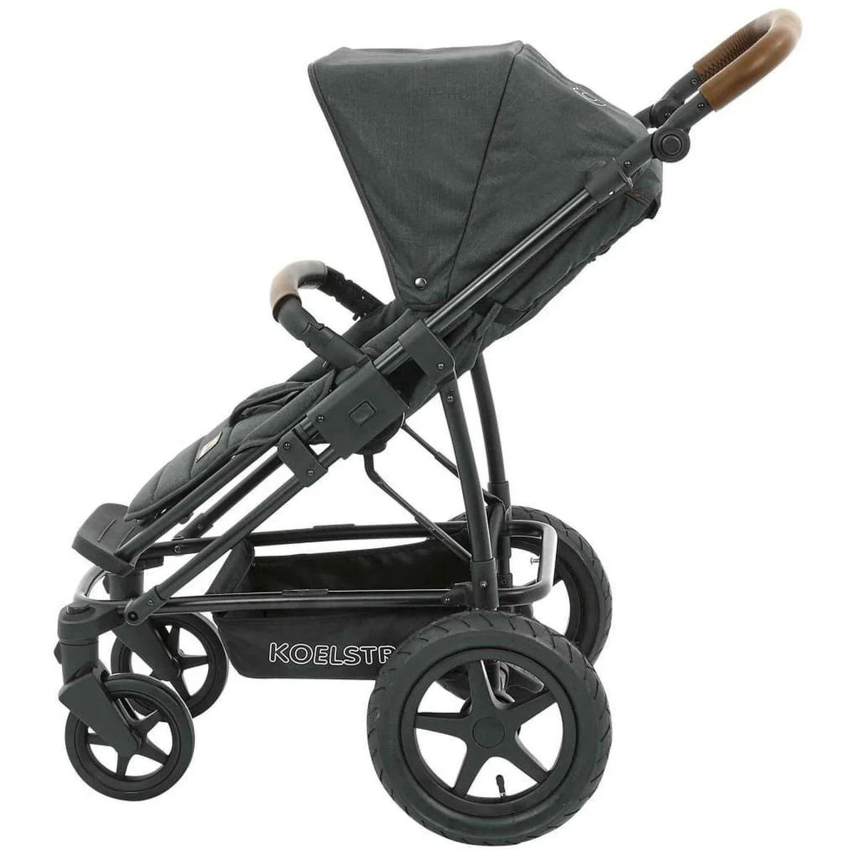 Koelstra Kinderwagen MIT Babytragetasche - Binque Daily Combi Kinderwagen - Schwarz - 5