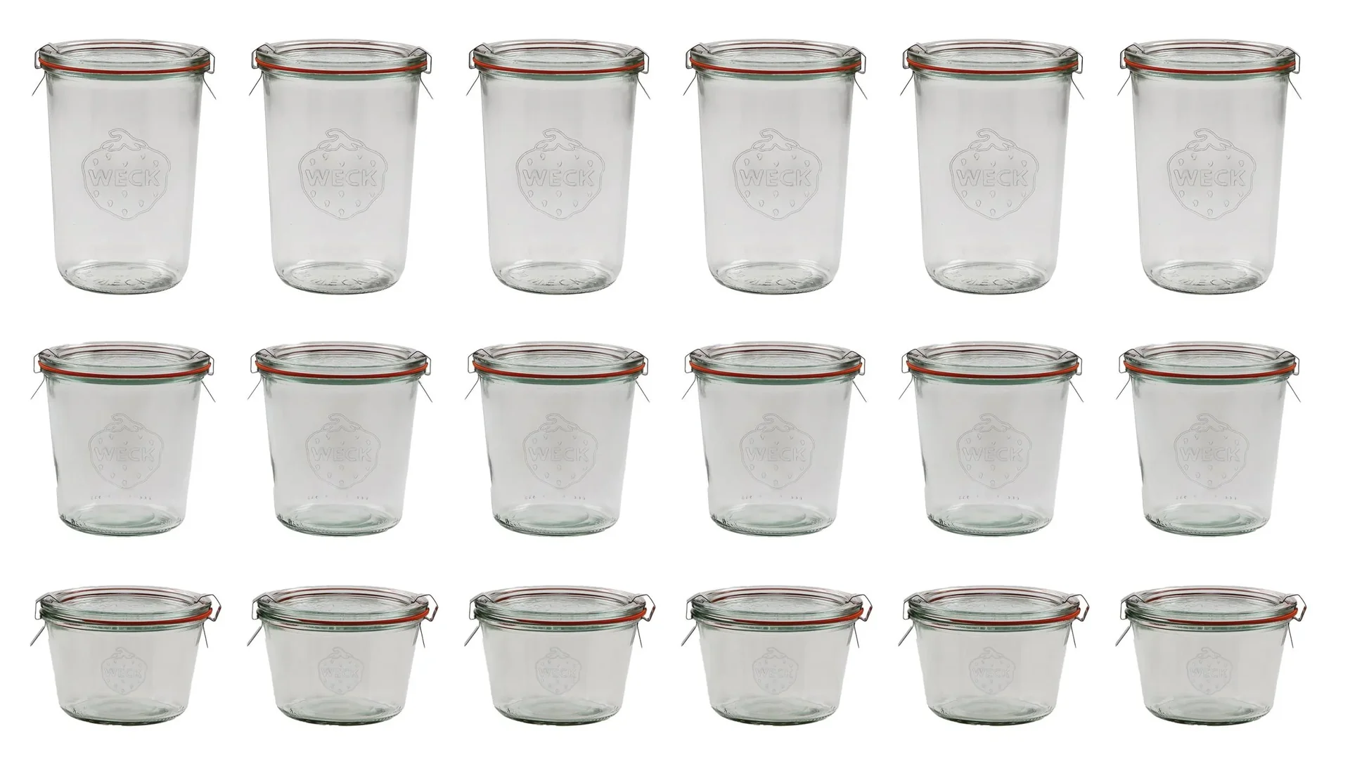 Einkochglas STURZ-Form HOCH, 6er Pack, 290 ml Volumen - 0