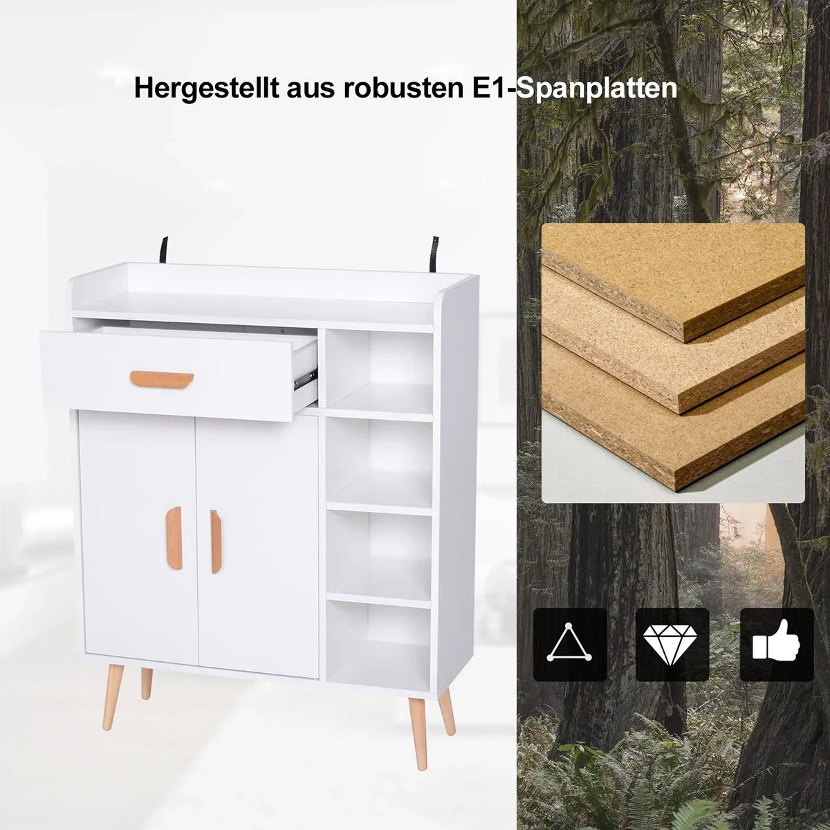 Flurkommode weiß - 1