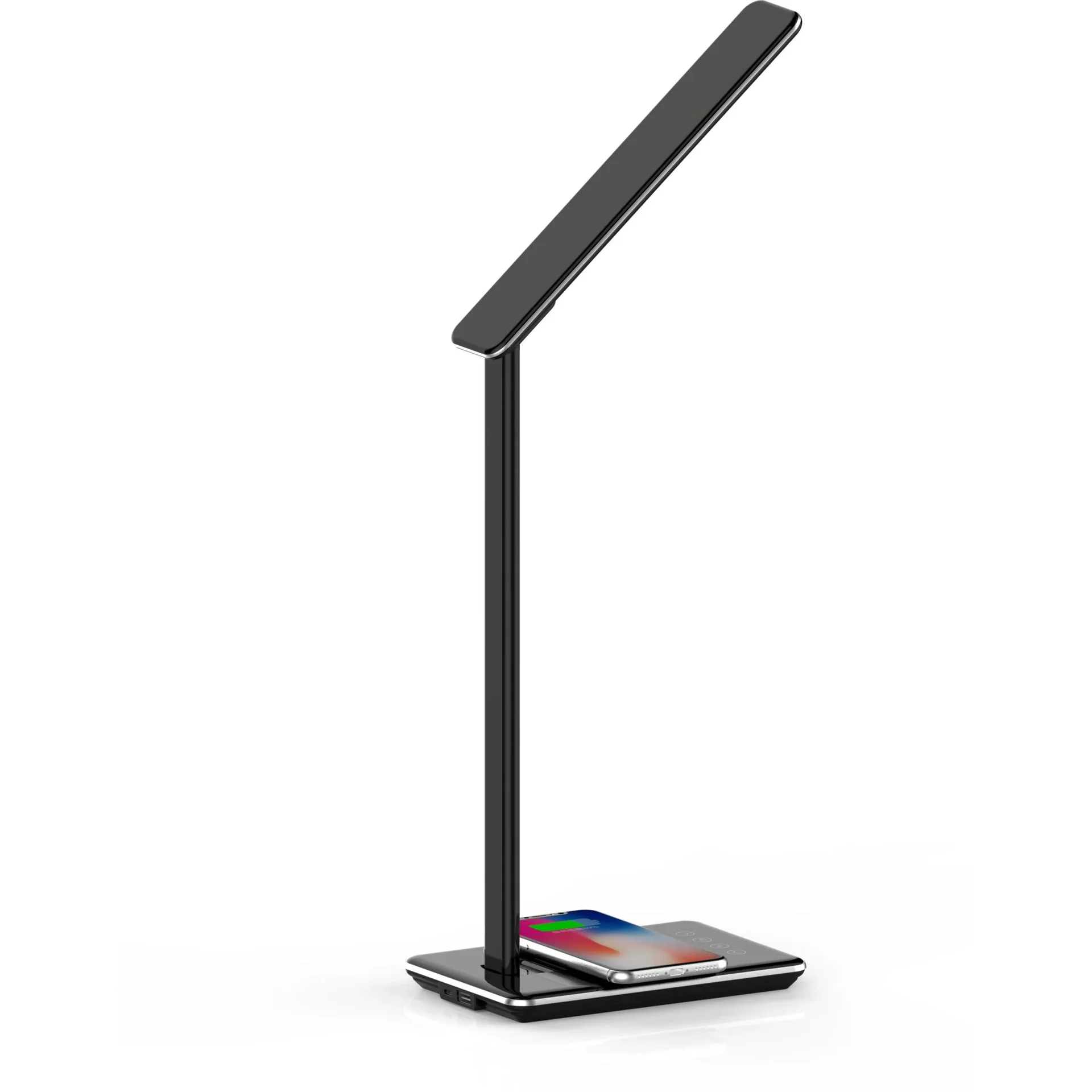 VT-7405 Tischlampe / Schreibtischlampe mit drahtlosem QI-Ladegerät - schwarz - 2