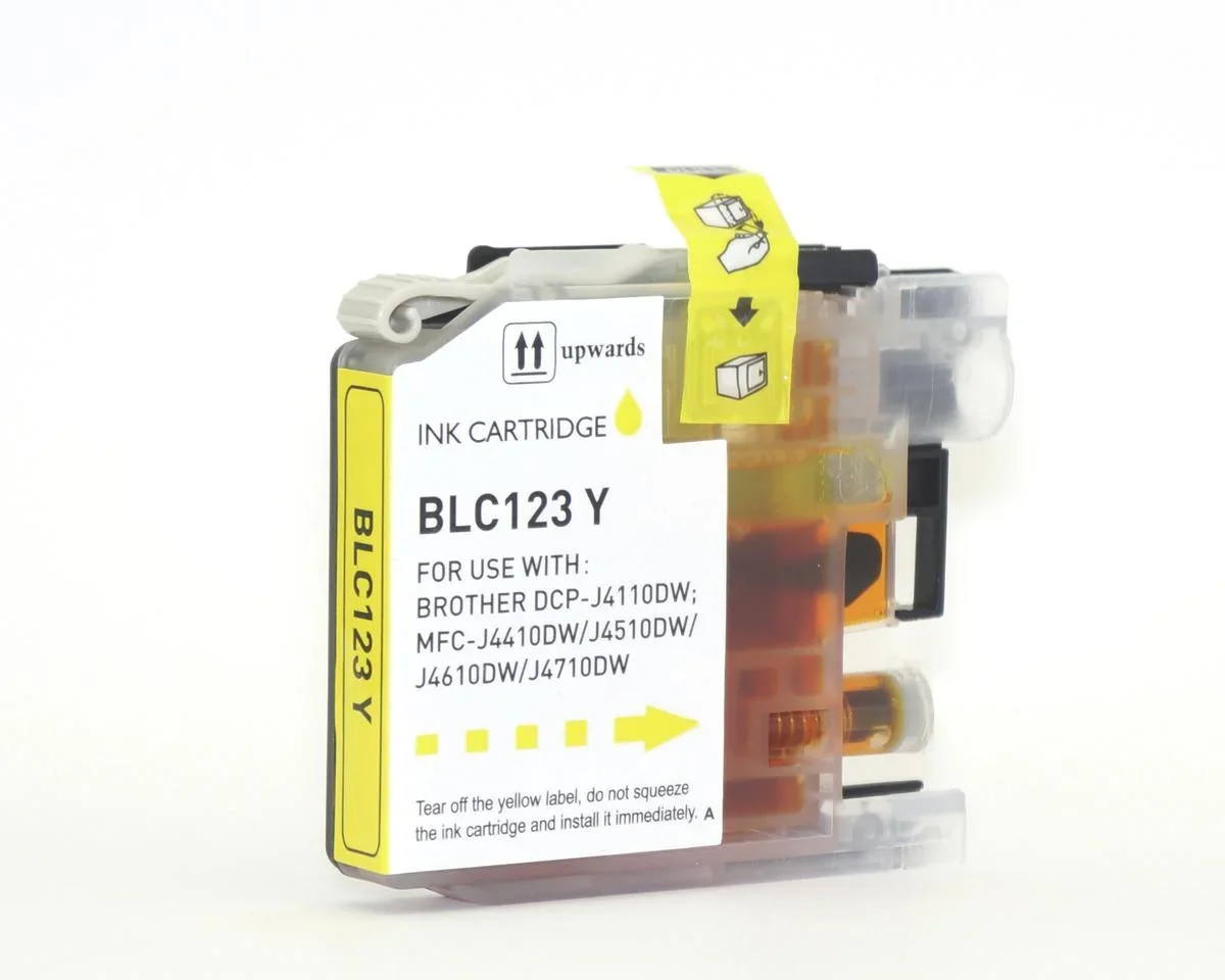 Druckerpatrone für Brother LC123Y08 gelb - 0