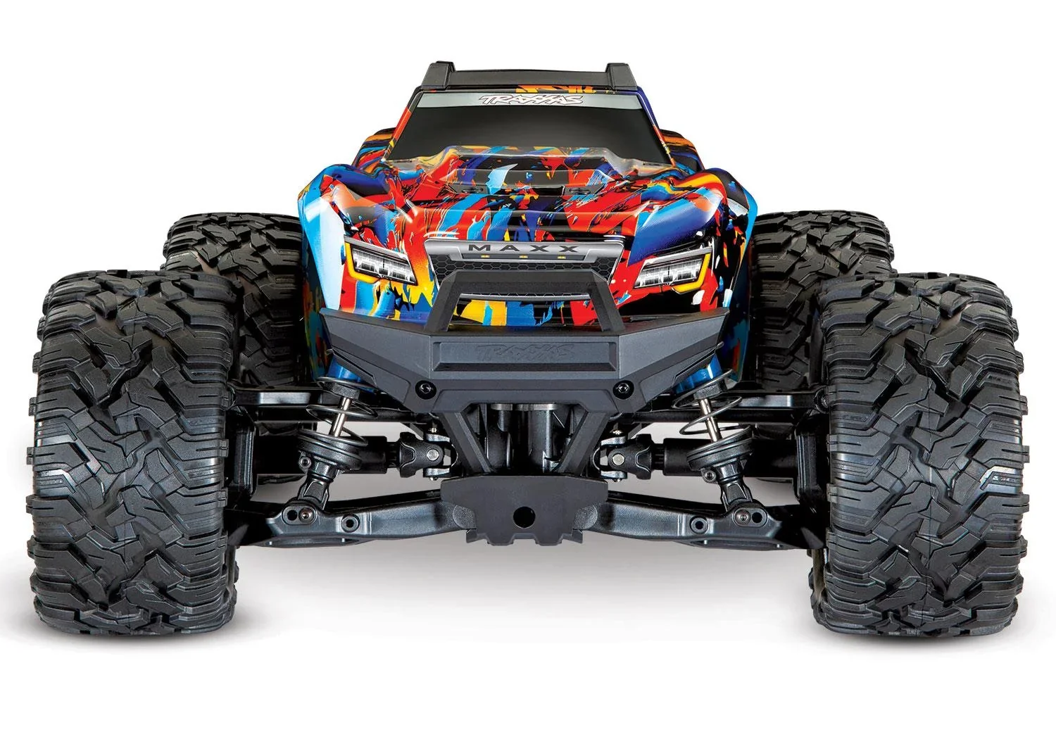 MAXX 1:10 RTR TSM SR VXL-4S Regler ohne Akku/Lader 1/10 Monster-Truck Brushless rot - 0