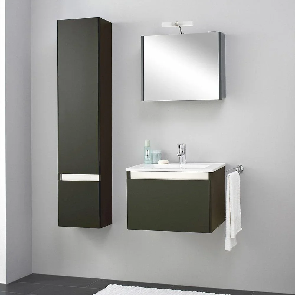 Badezimmermöbel Stripe 60cm - schwartz - 2