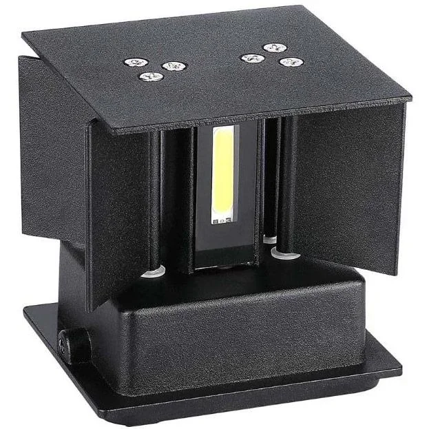 VT-759-12 LED-Wandleuchte - 11W - 3000K - 1360 Lumen - Schwarz - 3