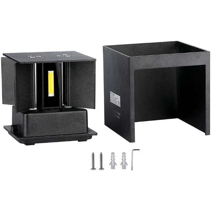 VT-759-12 LED-Wandleuchte - 11W - 3000K - 1360 Lumen - Schwarz - 4