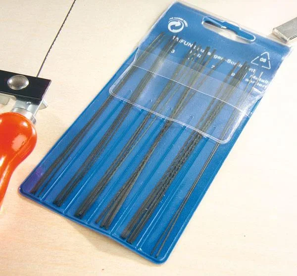 Laubsägeblätter Sortiment für Holz/ Metall im Etui - 0