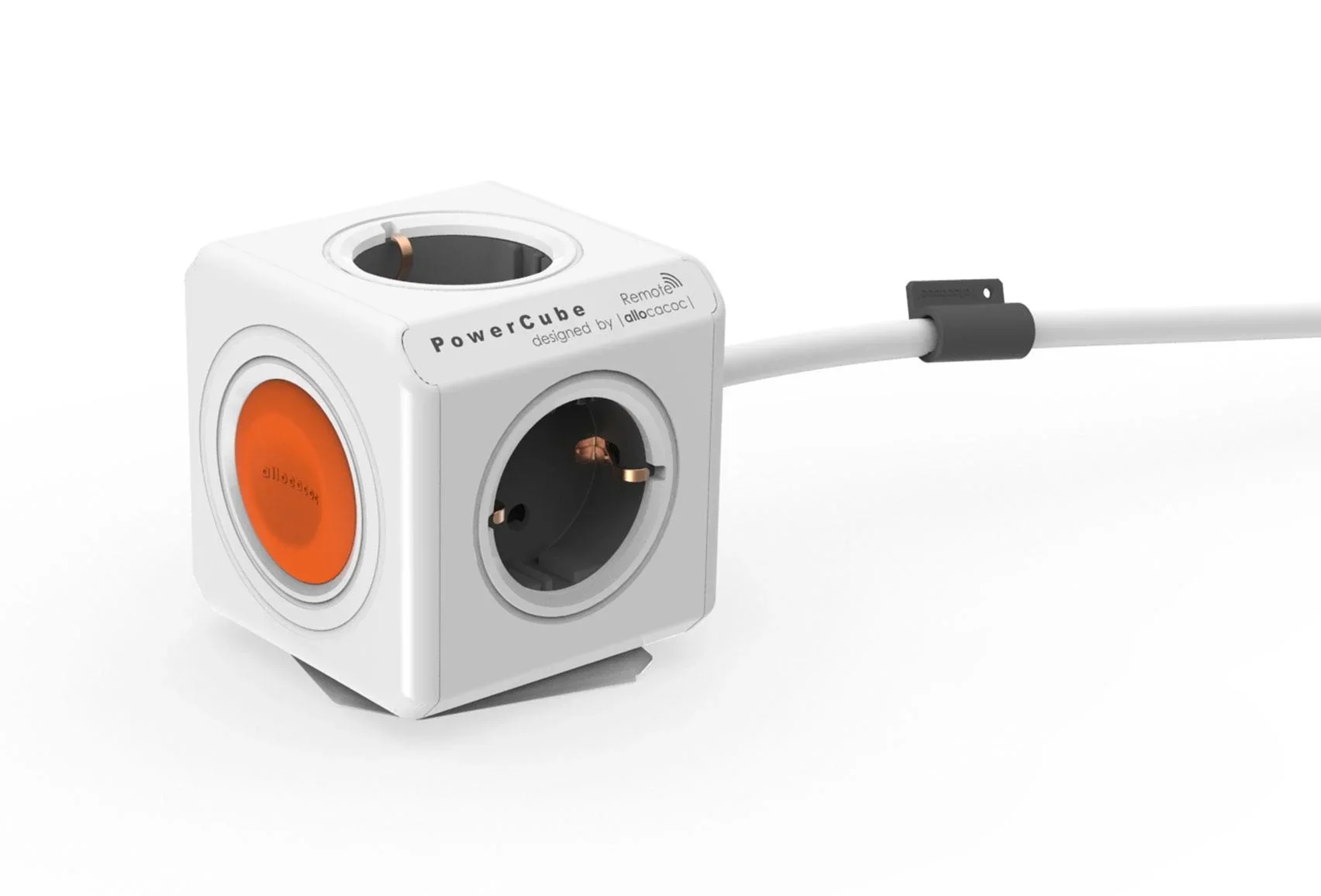 PowerCube Extended Remote mit 4 Steckdosen und Fernbedienung - 2