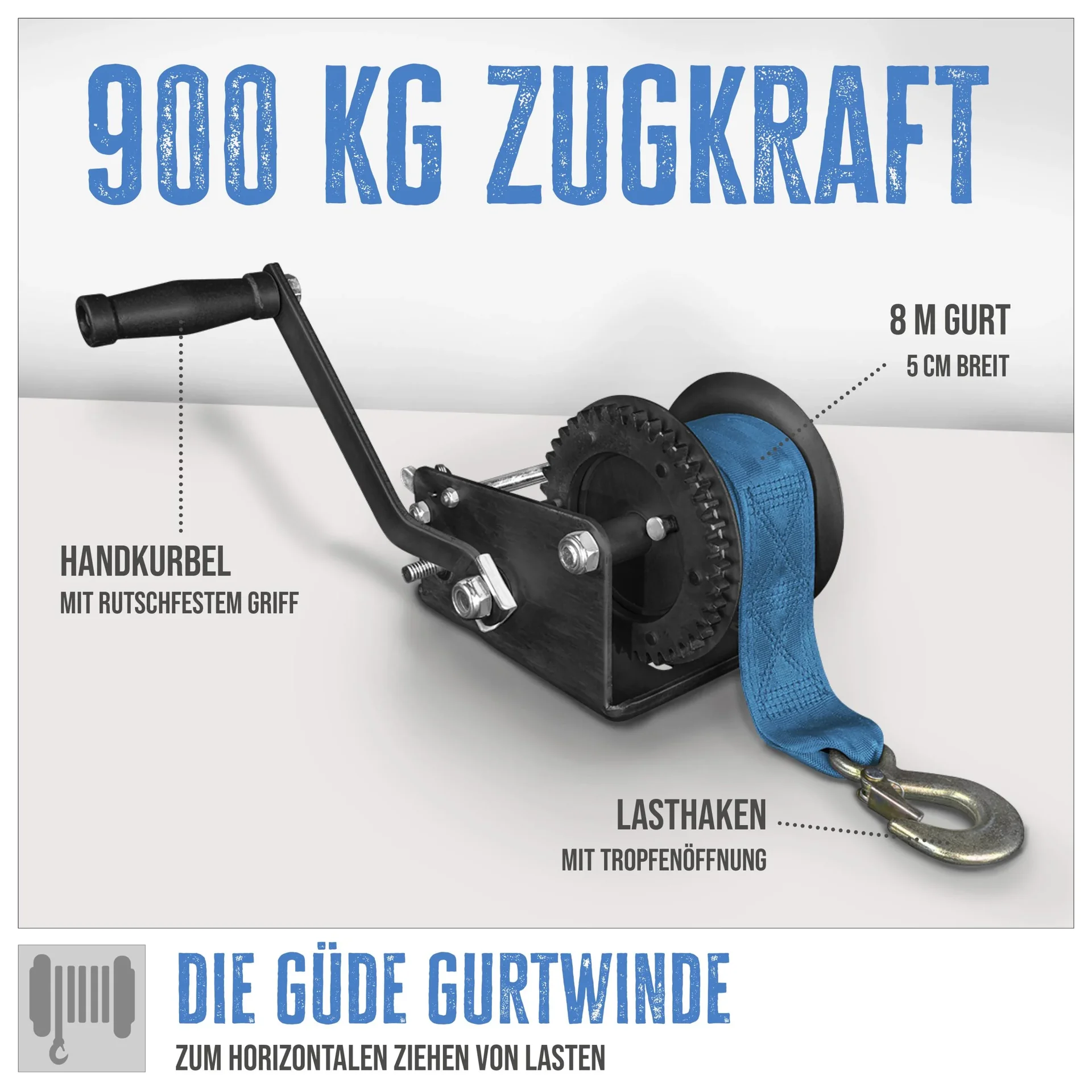 Gurtwinde GGHW 900/8 - 2