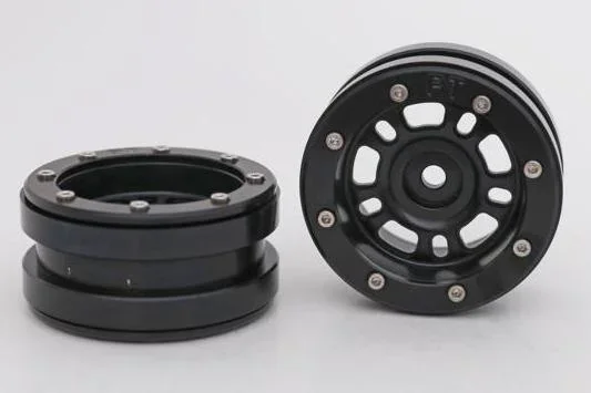 Beadlock Wheels PT- Distractor Schwarz/Schwarz 1.9 (2 St.) - 1
