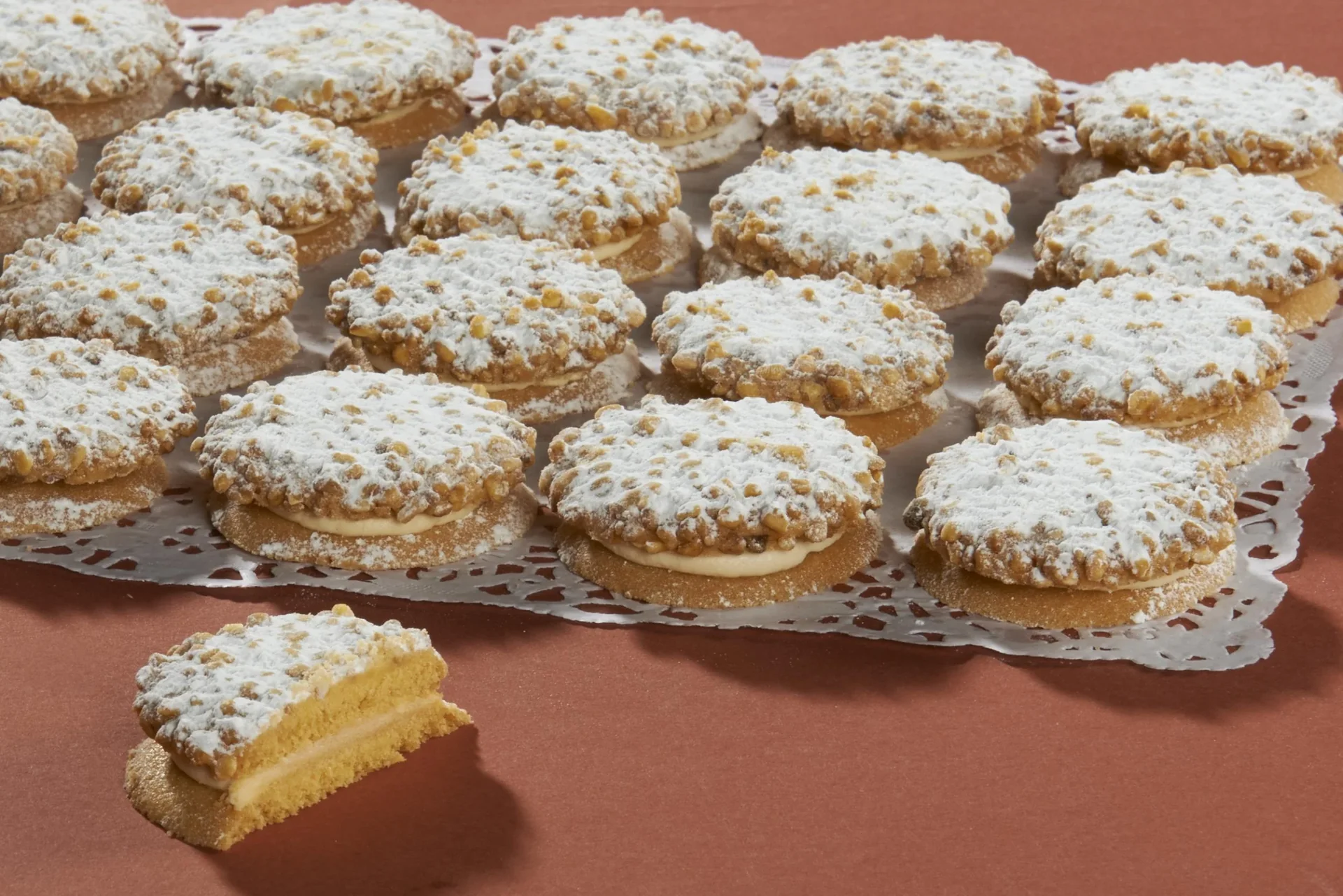 Creme-Spritzgebäck „Poffertjes“, Vanille-Geschmack, 3 x 200 g - 0