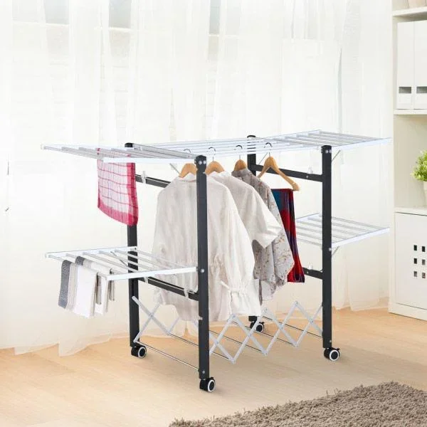 Wäscheständer Wäschetrockner Standtrockner mit Flügeln - 3