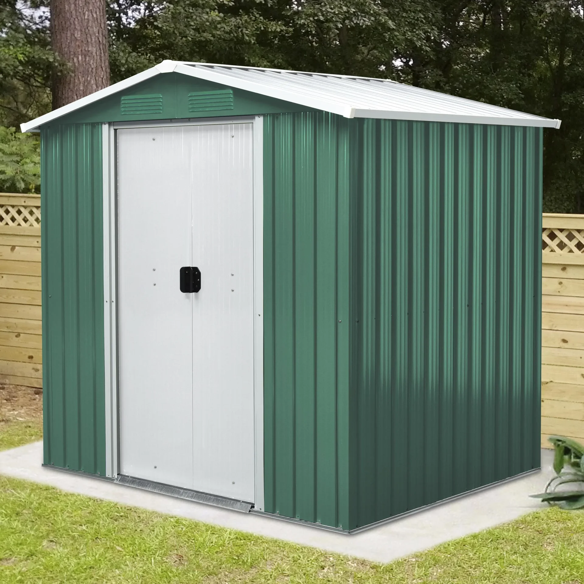 Gerätehaus Köln II 65, Tanne/Creme - 0