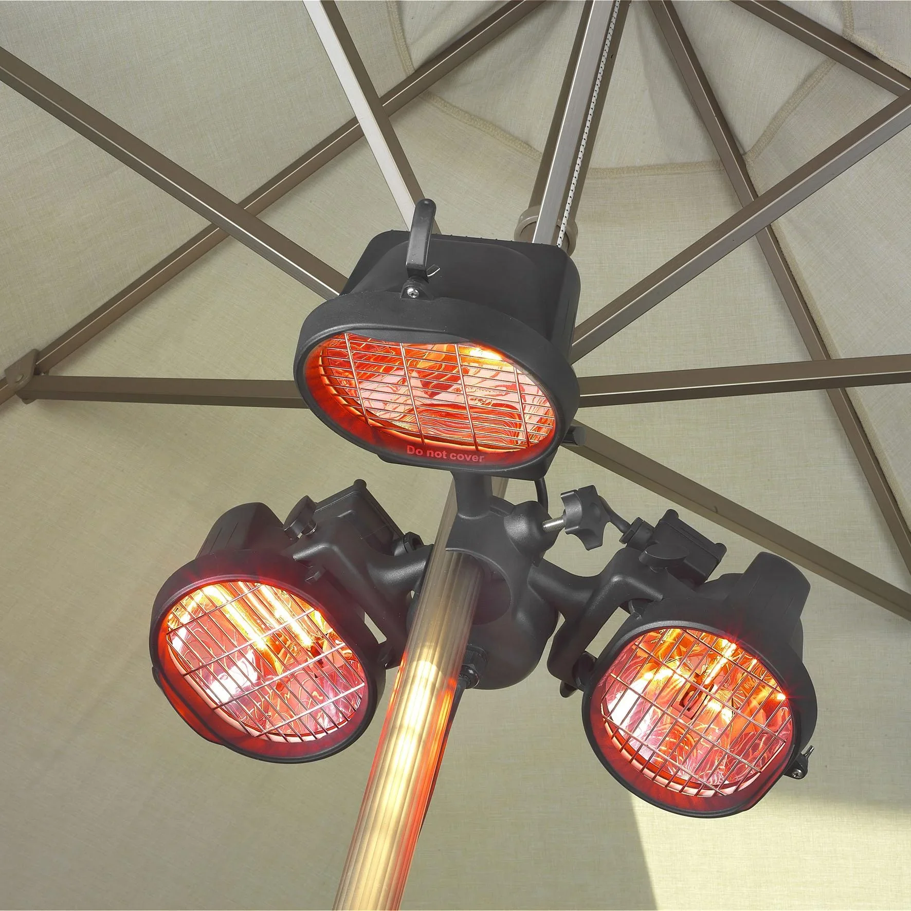 Elektrische Heizlampe Parasol 1500 - für Sonnenschirme - 0