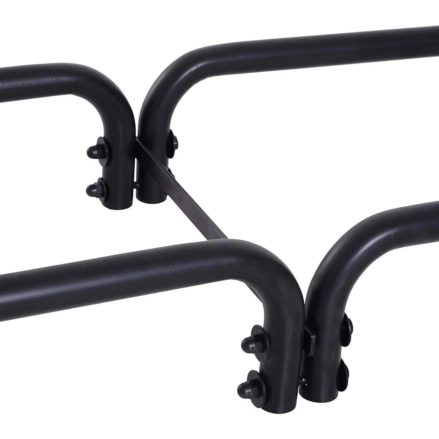 Kaminholzregal Brennholzregal Feuerholzregal Holzablage Metall 300kg belastbar Schwarz 200 x 39 x 120 cm - 3