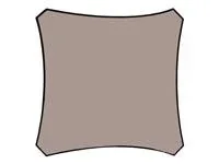 Garten-Sonnensegel-Platz 3,6 X 3,6 m Farbe: Taupe - 1