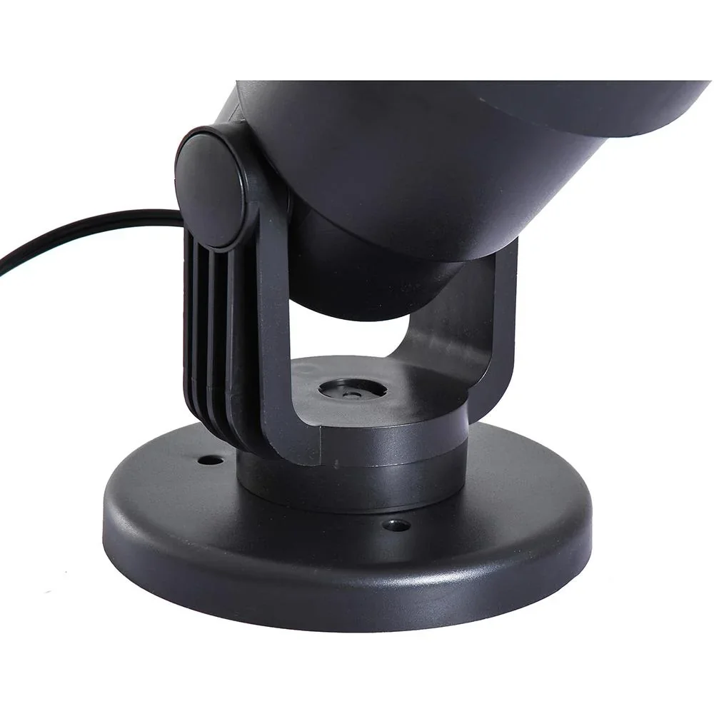 LED Projektor Lichter Effektlicht 4 Motiv-Folien Weihnachten Schwarz - 5