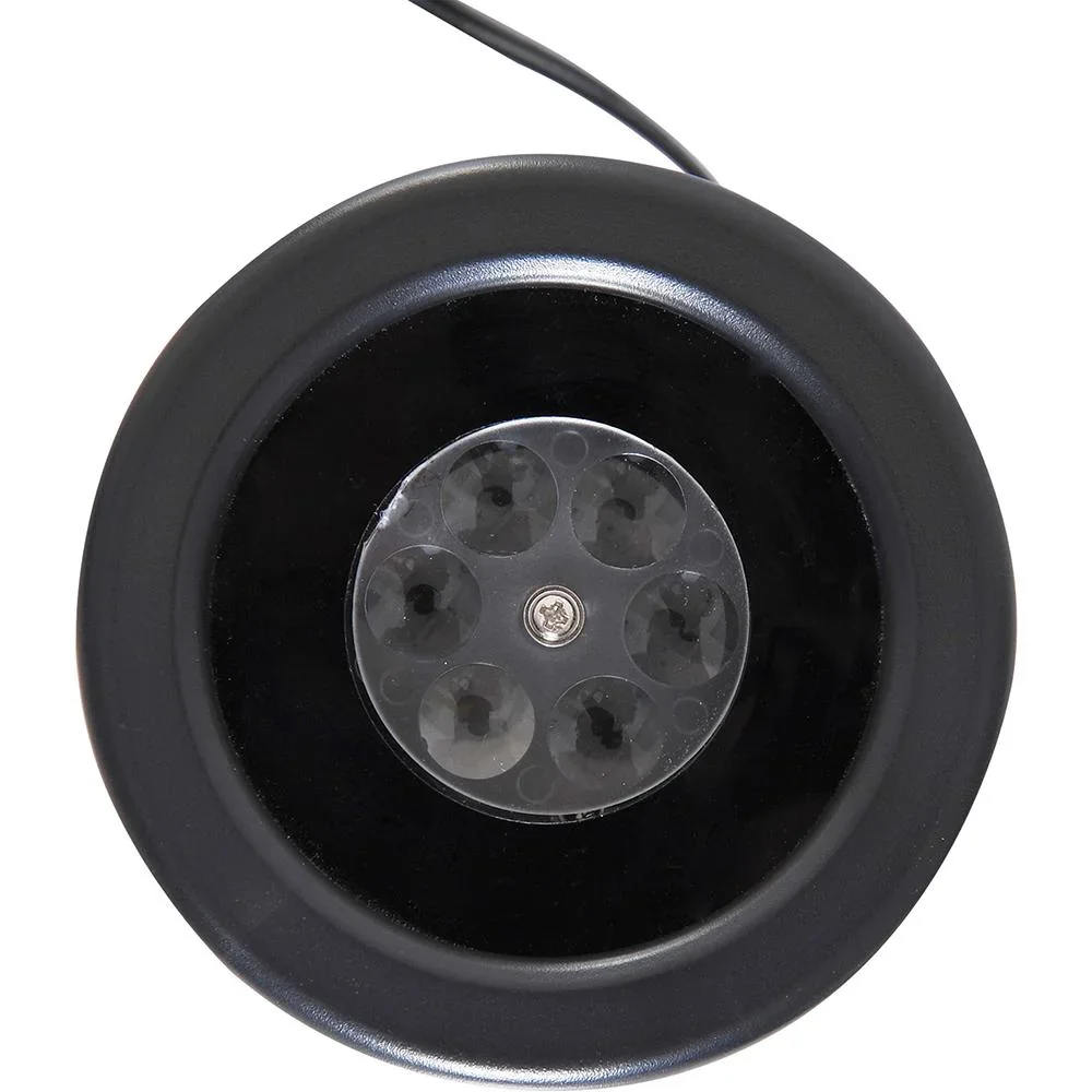 LED Projektor Lichter Effektlicht 4 Motiv-Folien Weihnachten Schwarz - 6