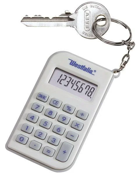 Taschenrechner mit Schlüsselring - 3