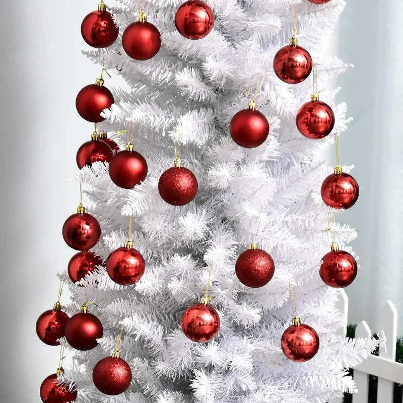 Weihnachtsbaum Tannenbaum mit Kunststoffständer 390 Spitzen Grün Ø 55 x H180 cm - 1