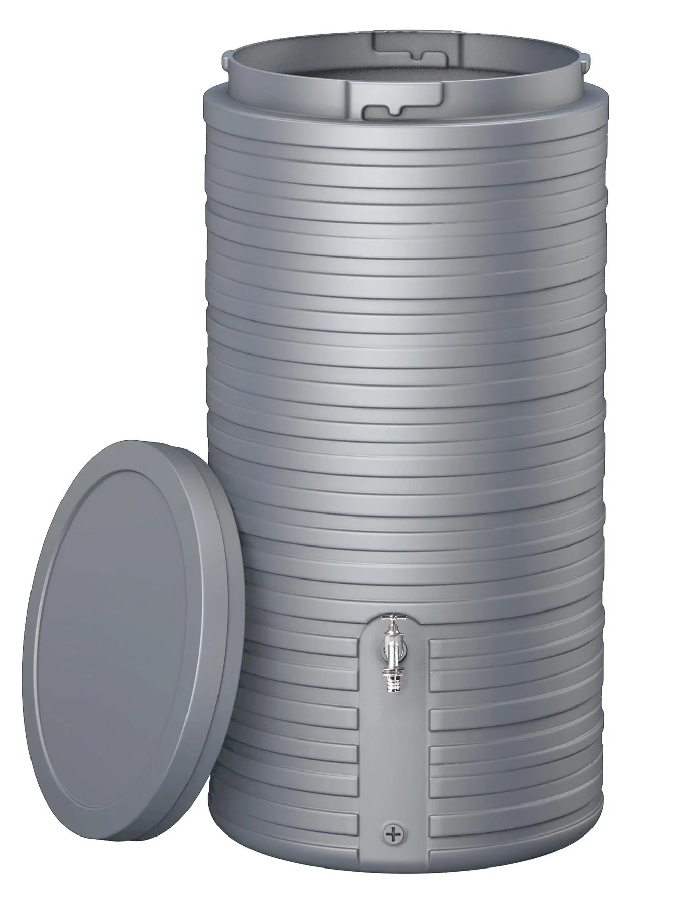 Regenspeicher / Regentonne NORDIC 300 L, steingrau - 1