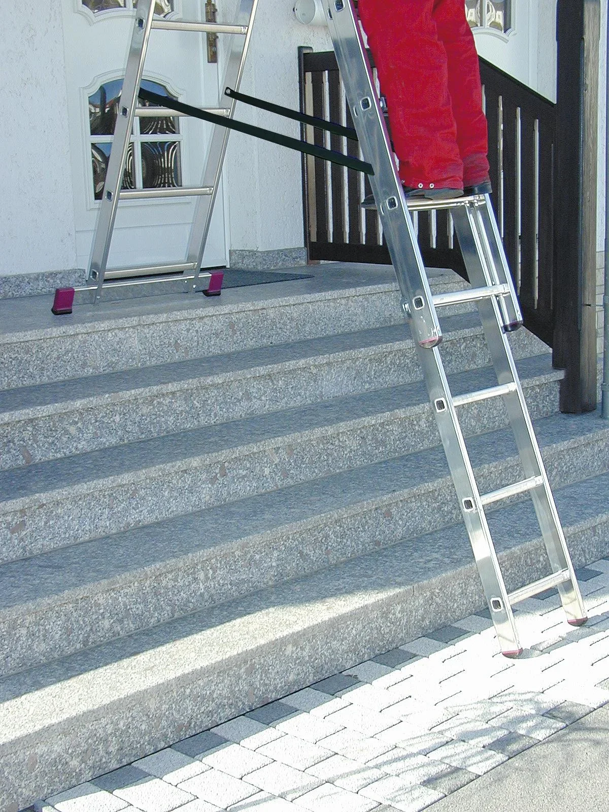 CORDA Vielzweckleiter 3 x 8 Sprossen - 0