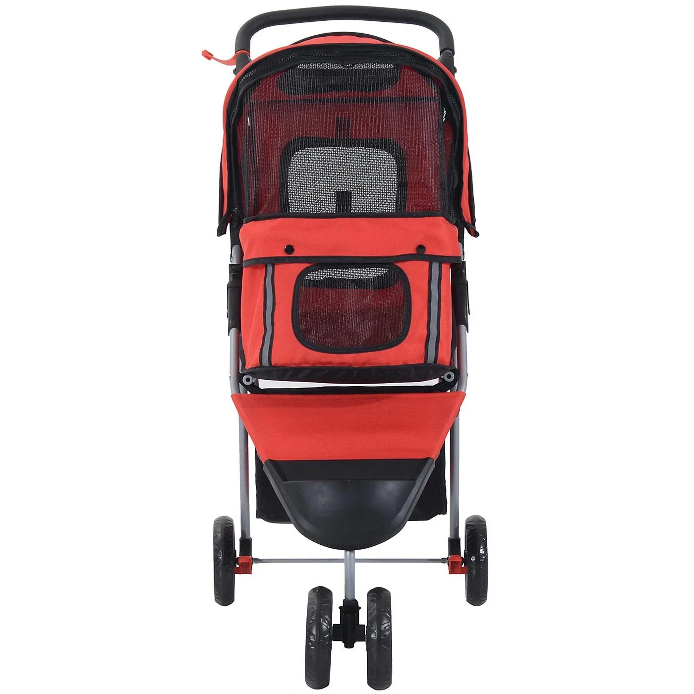 Hundewagen Hunde Stroller Hundebuggy Rot - 0