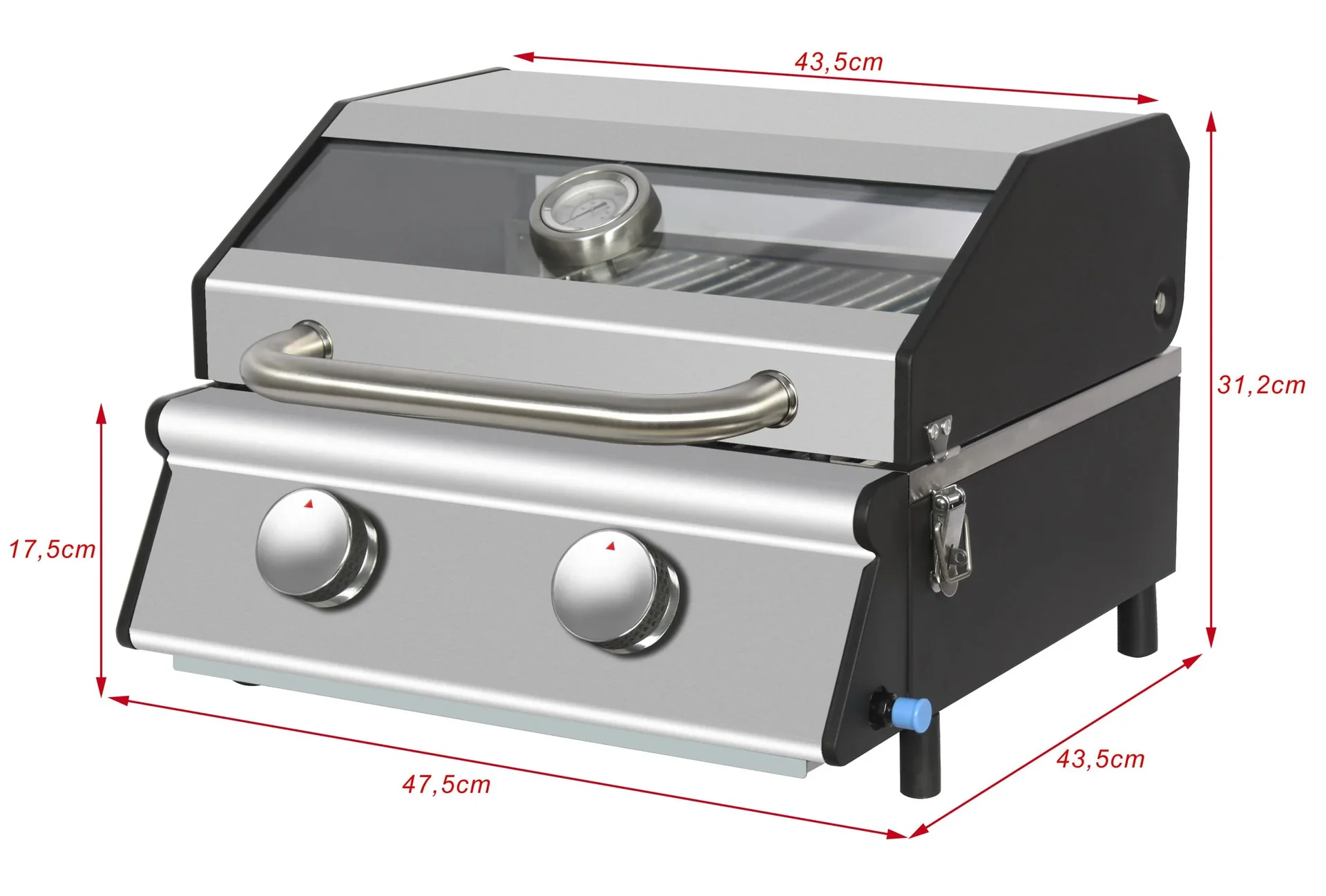 Edelstahl-Gasgrill "Jesolo" - 2