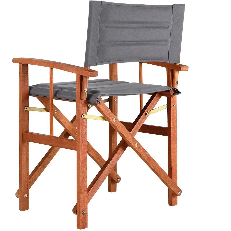 Klappbarer Directional Chair Anthrazit Eukalyptus FSC - 0