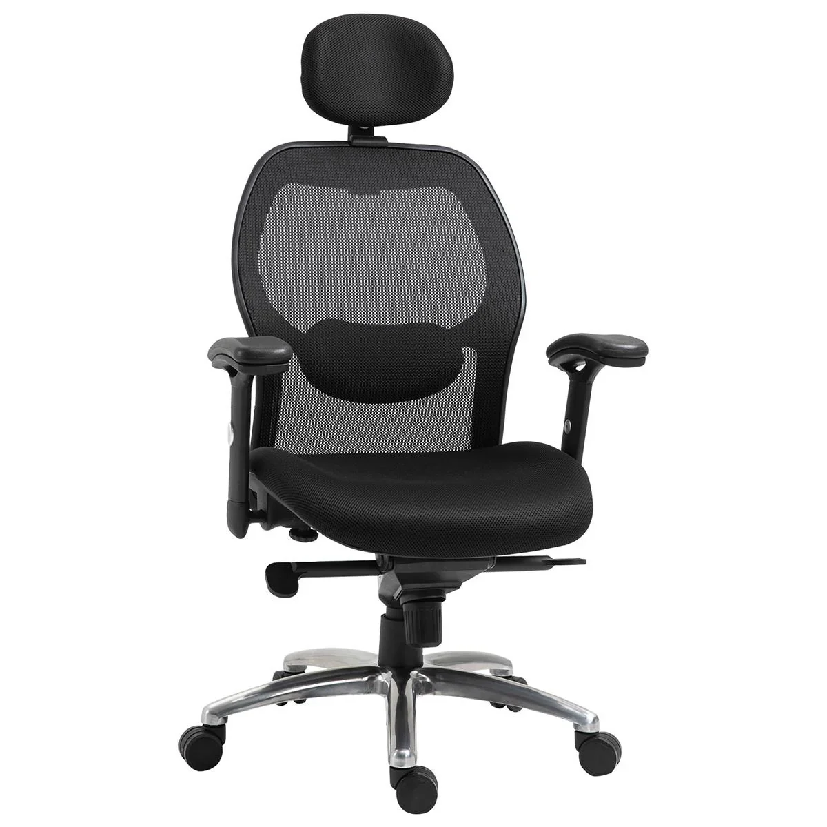 Bürostuhl Schreibtischstuhl Computerstuhl PC Stuhl Home-Office-Stuhl mit Wippenfunktion Kopflehne höhenverstellbar ergon - 1