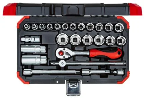 Steckschlüssel Satz 3/8 SW6-24 mm 26-teilig - 2
