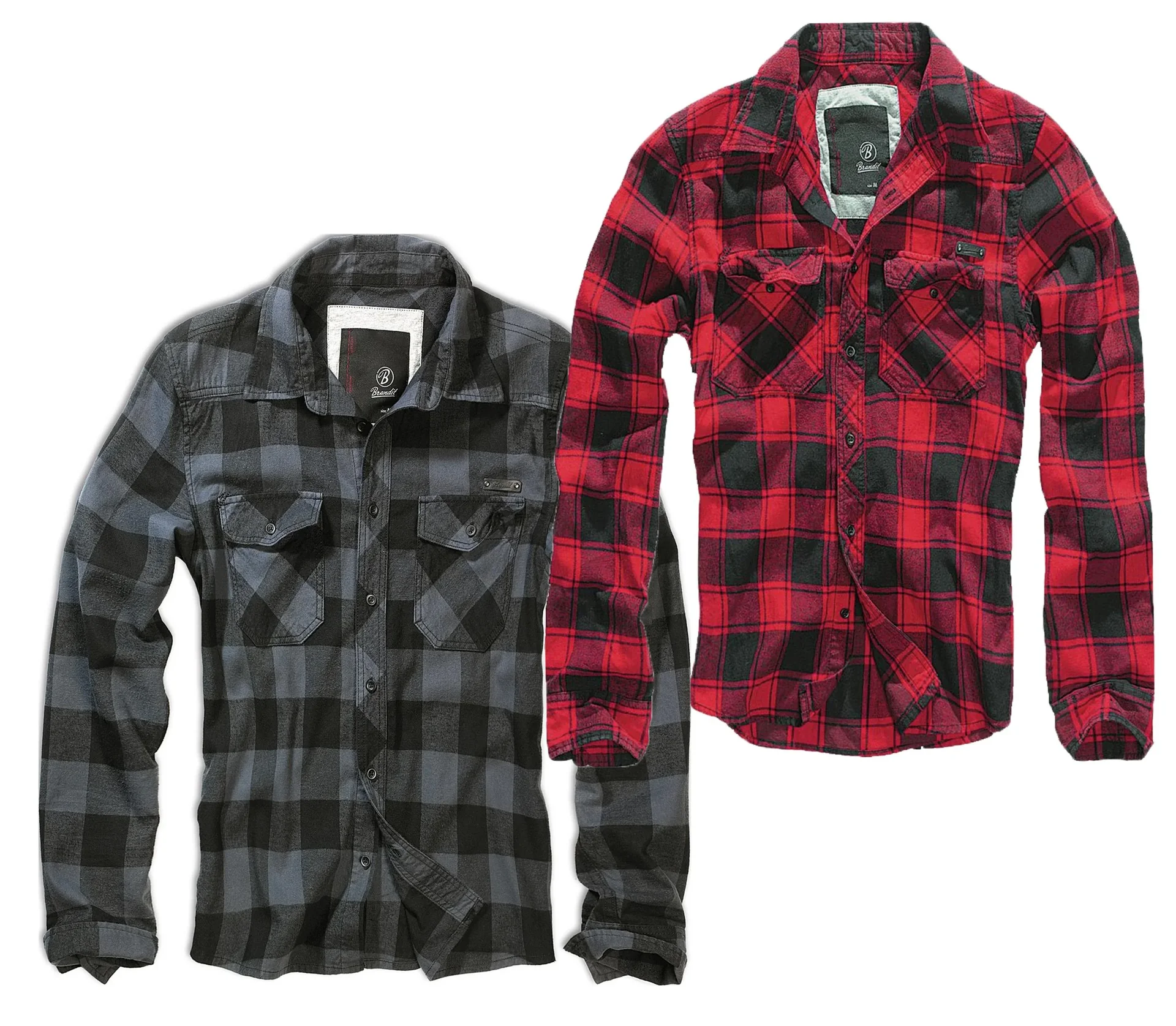 Karohemd rot/schwarz, Gr.4XL - 0