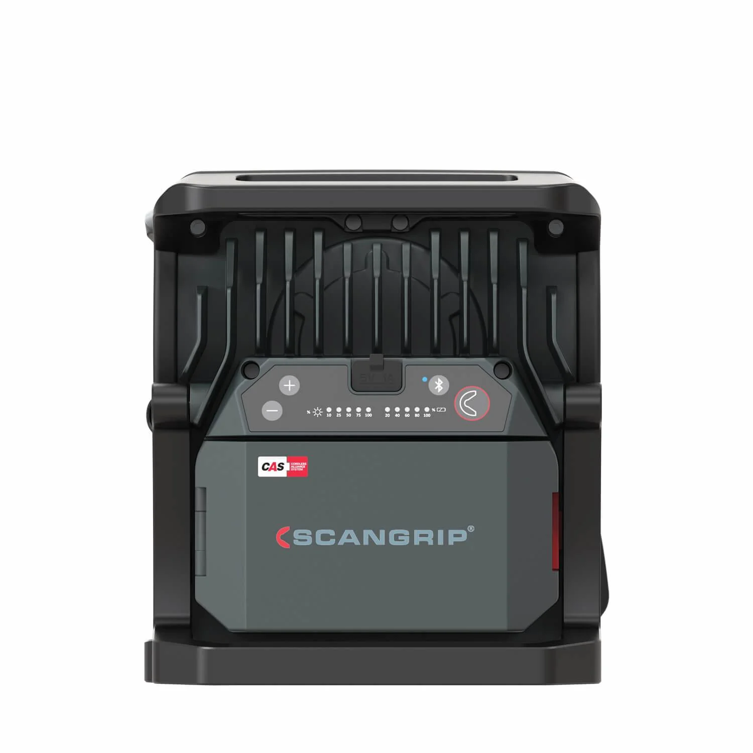 Handflutlichtstrahler NOVA 4 CAS + 12V 4Ah Akku, SC30 Ladegerät mit abnehmbarem Diffuser - 9