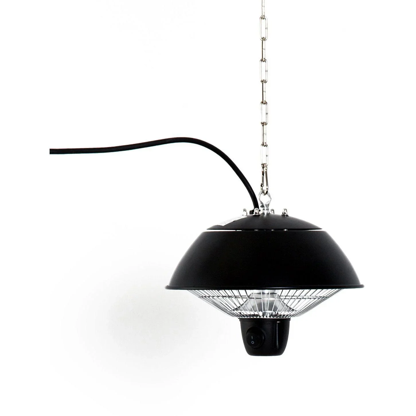 Deckenheizstrahler Heizstrahler 600W Schwarz Ø25 - 2