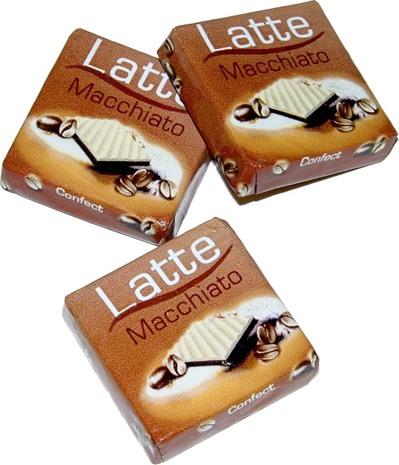 Kaffeebecher "Coffee" aus Porzellan gefüllt mit Eiskonfekt, 2er Set - 3