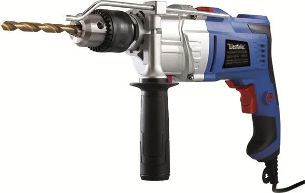 Elektronik Schlagbohrmaschine 1050 Watt, 2-Gang ink. 18-teiligem Makita Bohrer-Set - 1