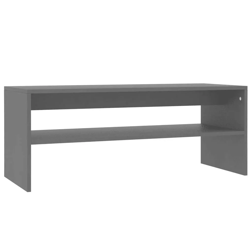 Couchtisch 100x40x40 cm Spanplatte schwarz - 3