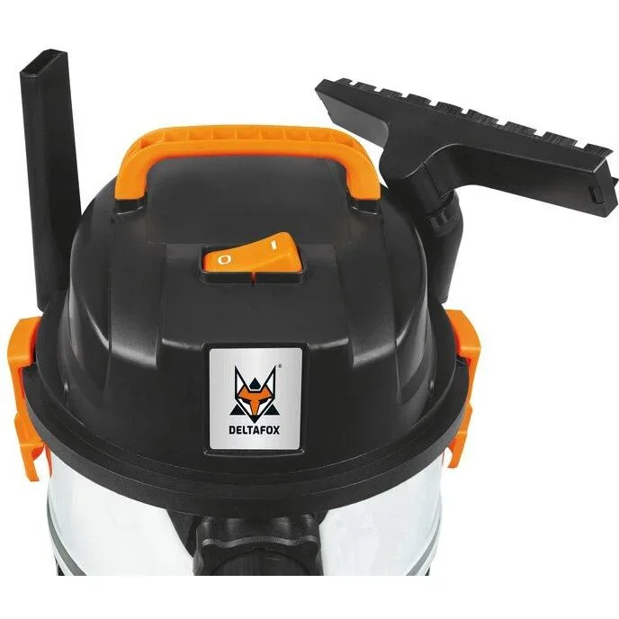Deltafox Nass- und Trockensauger - 1250W - 15l - DC-WDE 1315 RVS - 1