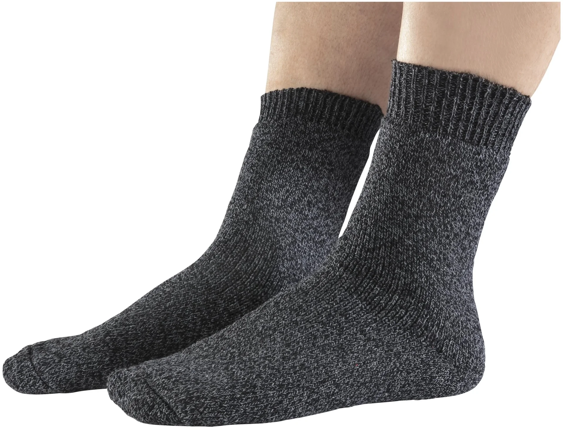 Socken im 3er Pack, Farbe schwarz/dunkelbraun, Gr.39/42 - 2
