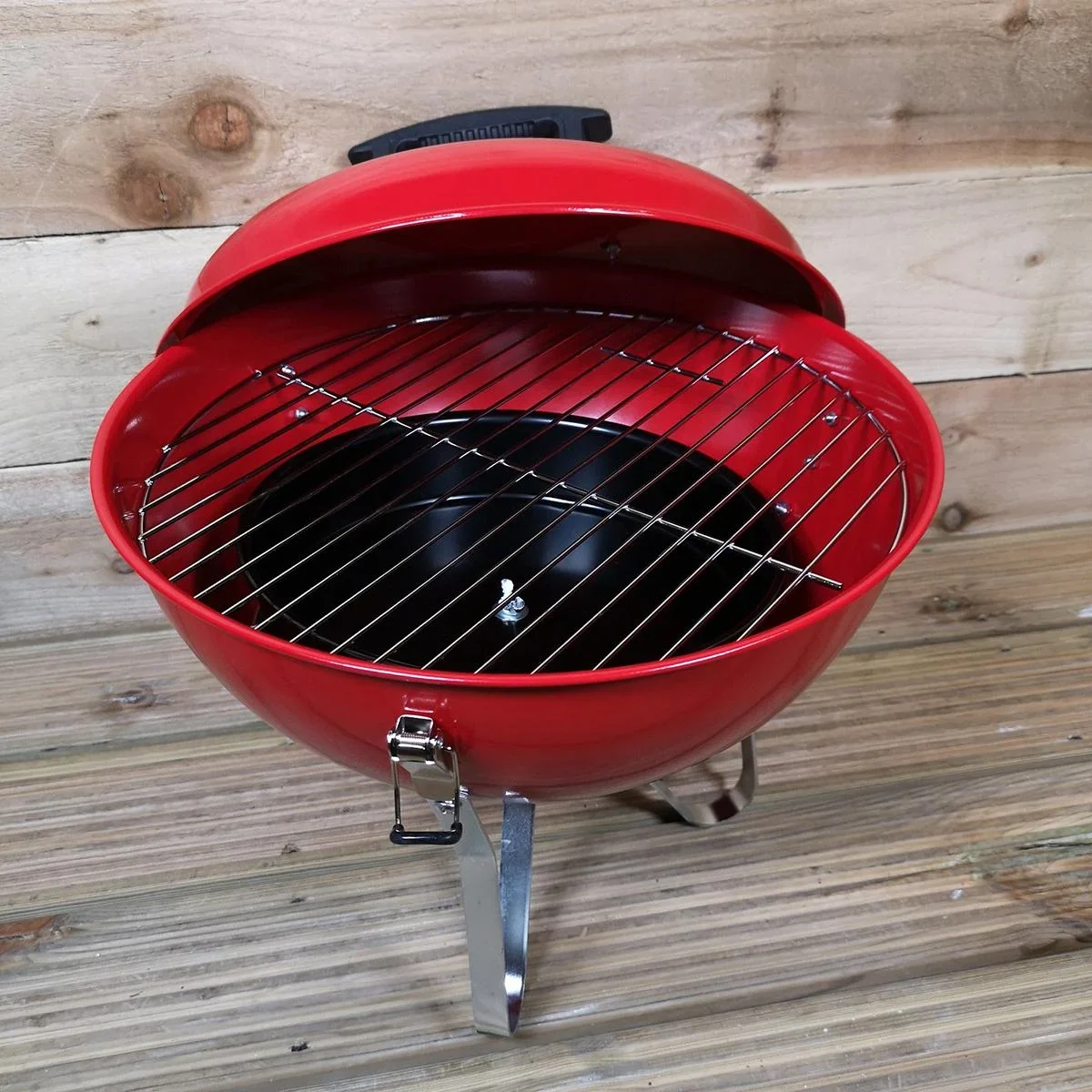 Wilderness Holzkohlegrill Kugelform - Rot - 3